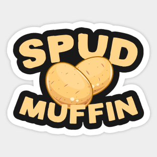 Spud Muffin Sticker